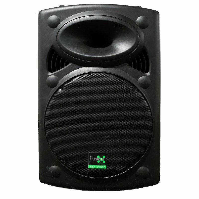 Mobile 900 Watt Box mit 2 Mikrofonen